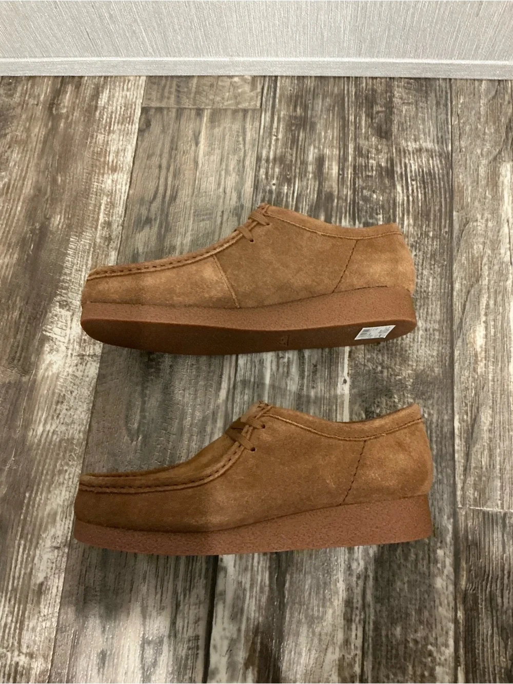 Clarks Men's Brown Suede Wallabee-Style Slip-On Loafer Size 8